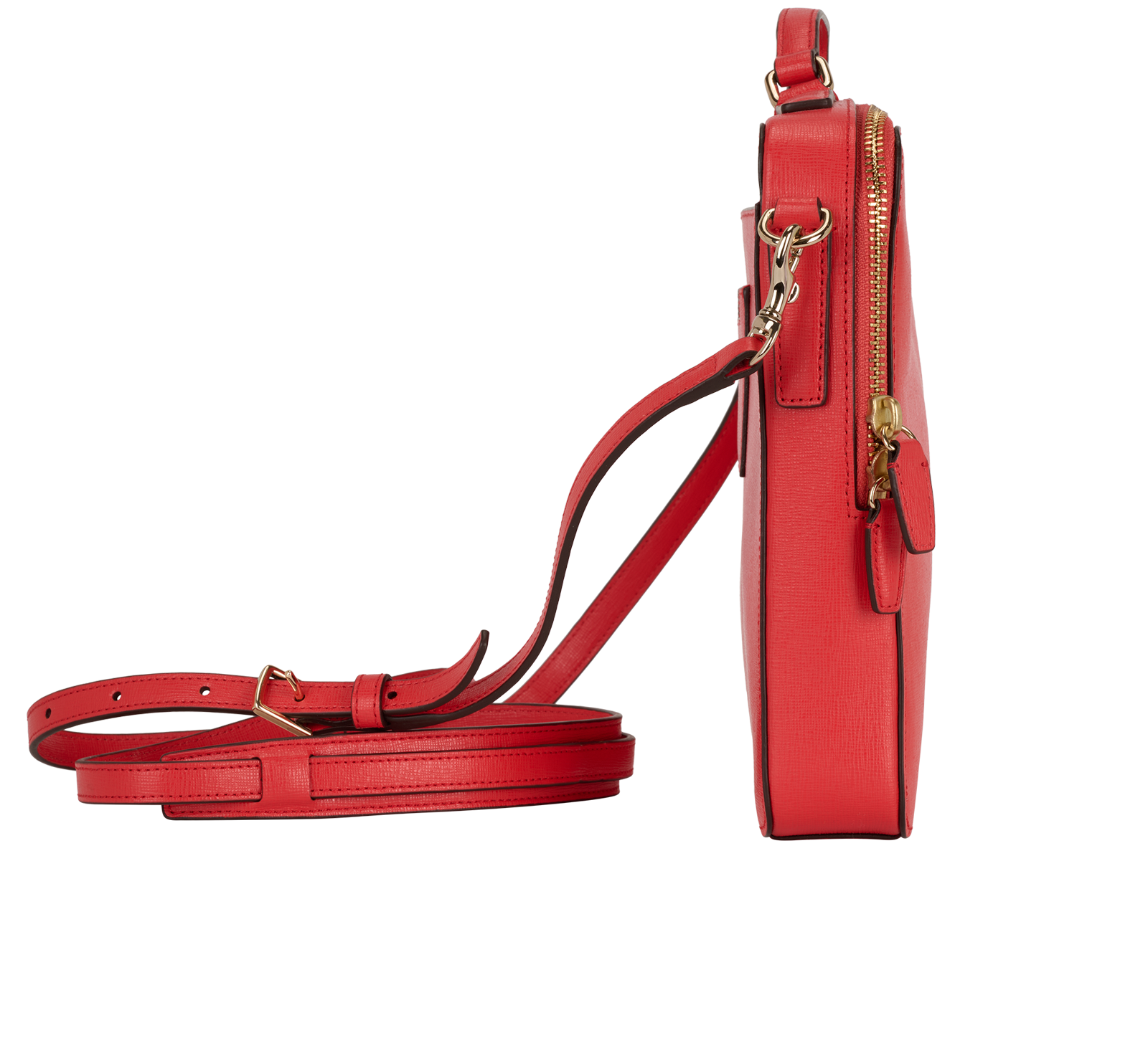 Briefcase Bag, &pound;150, Handbags, Pink, Leather, Side view